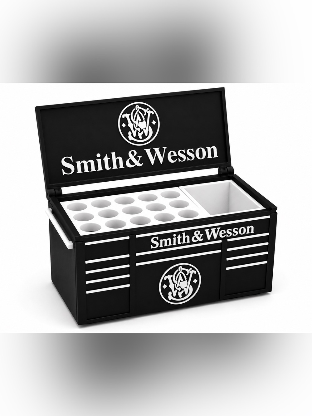 Smith & Wesson Mini Toolbox Pen And Trinket Holder Desk Top Organizer